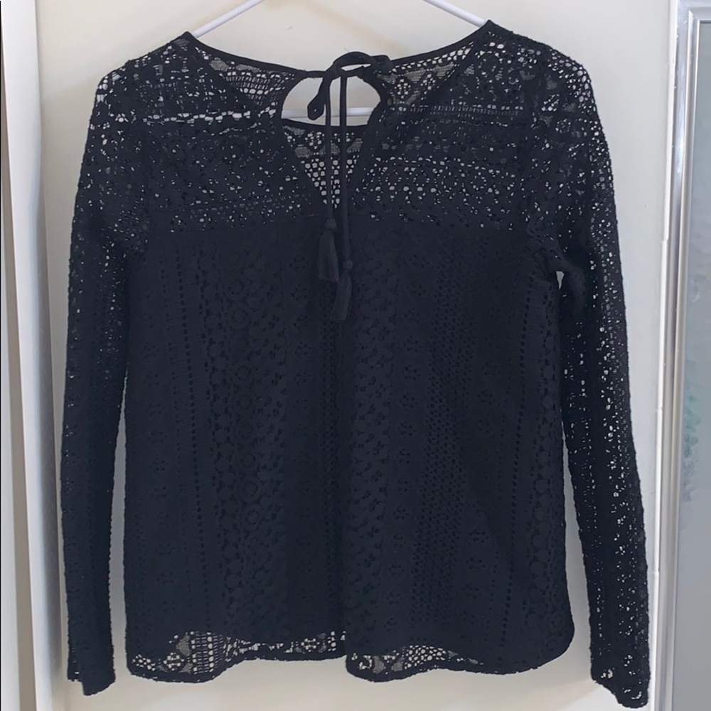 Black Lace Top